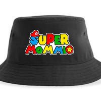 Funny Super Mommio Mother's Day Gamer Sustainable Bucket Hat