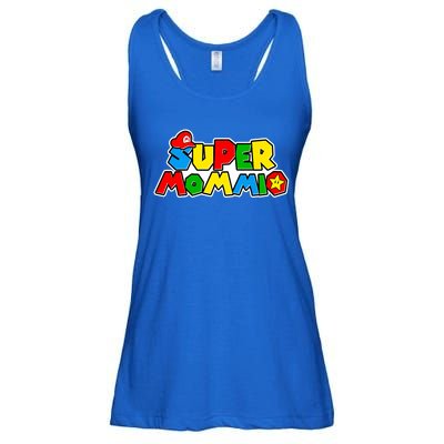 Funny Super Mommio Mother's Day Gamer Ladies Essential Flowy Tank