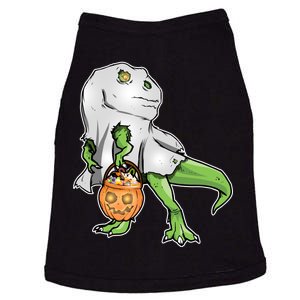 Funny T-Rex Ghost Pumpkin Candy  Doggie Tank