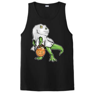 Funny T-Rex Ghost Pumpkin Candy  PosiCharge Competitor Tank