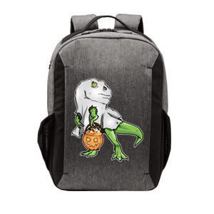 Funny T-Rex Ghost Pumpkin Candy  Vector Backpack