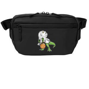 Funny T-Rex Ghost Pumpkin Candy  Crossbody Pack