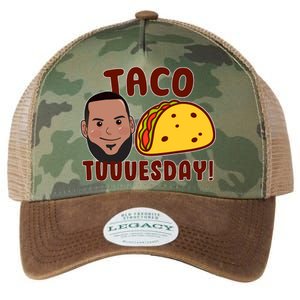 Funny Taco Tuesday Legacy Tie Dye Trucker Hat