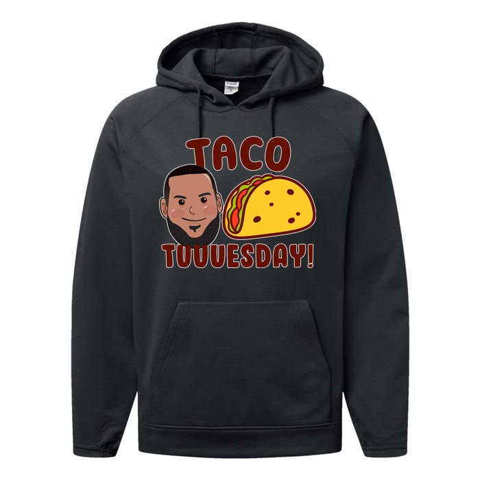 Funny Taco Tuesday Performance Fleece Hoodie