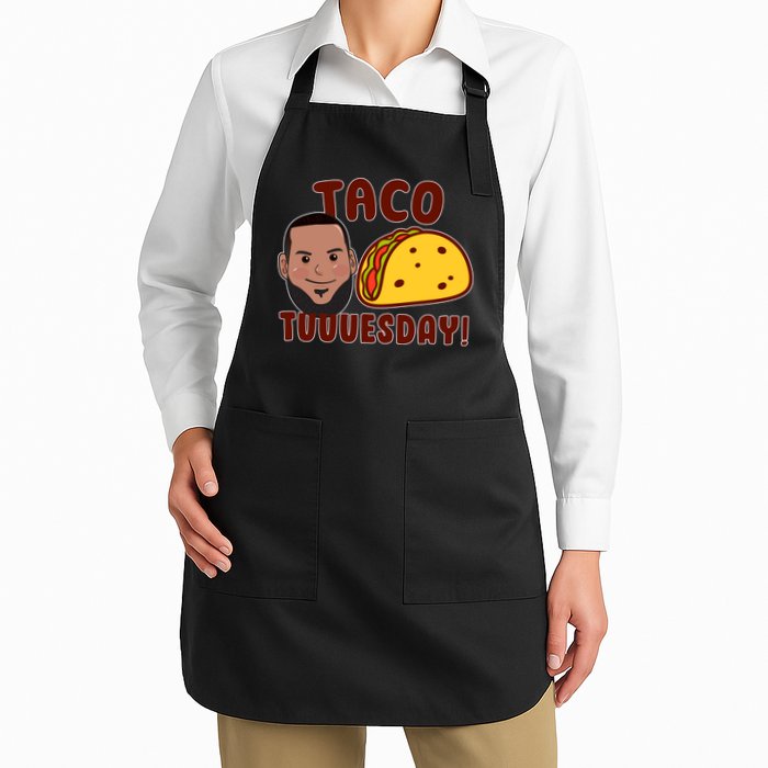 Funny Taco Tuesday Full-Length Apron With Pockets