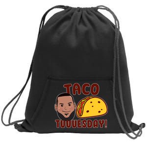 Funny Taco Tuesday Sweatshirt Cinch Pack Bag