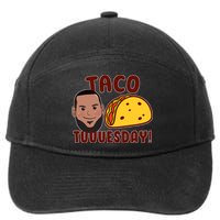Funny Taco Tuesday 7-Panel Snapback Hat
