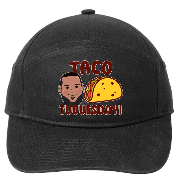 Funny Taco Tuesday 7-Panel Snapback Hat