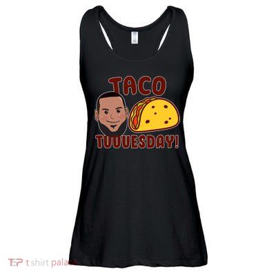 Funny Taco Tuesday Ladies Essential Flowy Tank