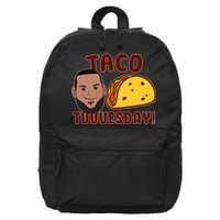 Funny Taco Tuesday 16 in Basic Backpack