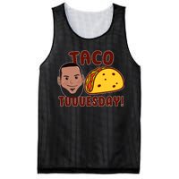 Funny Taco Tuesday Mesh Reversible Basketball Jersey Tank