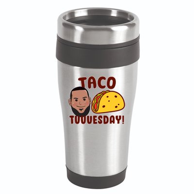 Funny Taco Tuesday 16oz Travel Tumbler