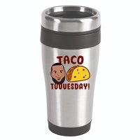 Funny Taco Tuesday 16oz Travel Tumbler