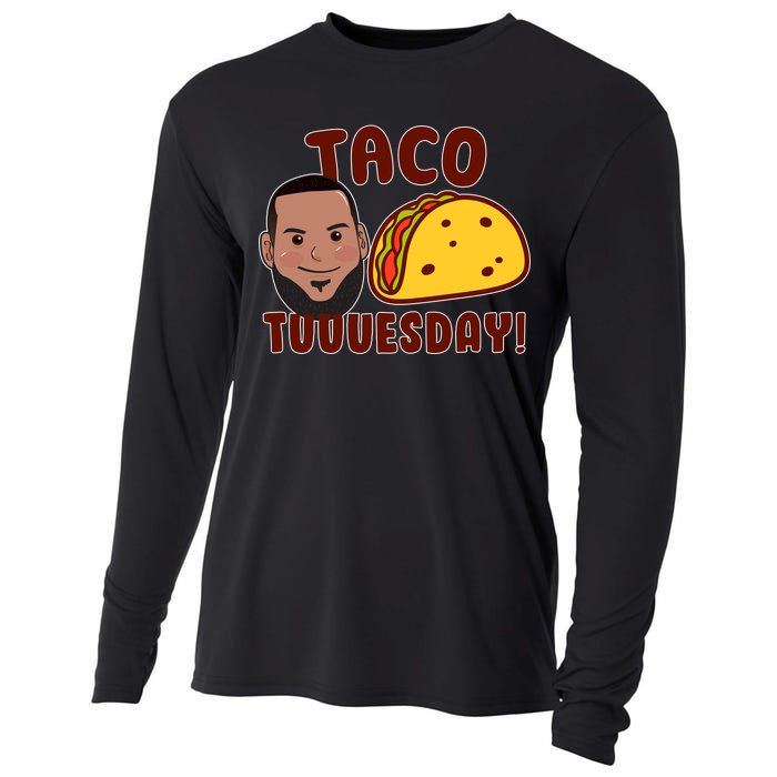 Funny Taco Tuesday Cooling Performance Long Sleeve Crew