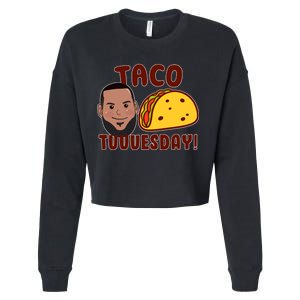 Funny Taco Tuesday Cropped Pullover Crew