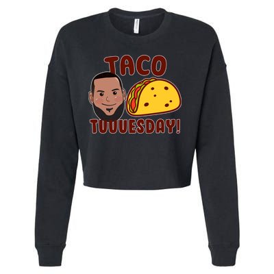Funny Taco Tuesday Cropped Pullover Crew