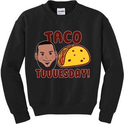 Funny Taco Tuesday Kids Sweatshirt