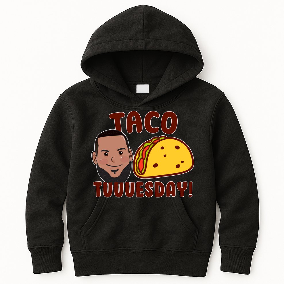 Funny Taco Tuesday Kids Hoodie