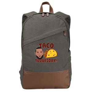 Funny Taco Tuesday Cotton Canvas Backpack