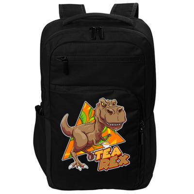 Funny Tea Rex Dinosaur Tea Lover Impact Tech Backpack