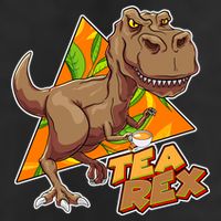 Funny Tea Rex Dinosaur Tea Lover Adult Drive Performance Visor