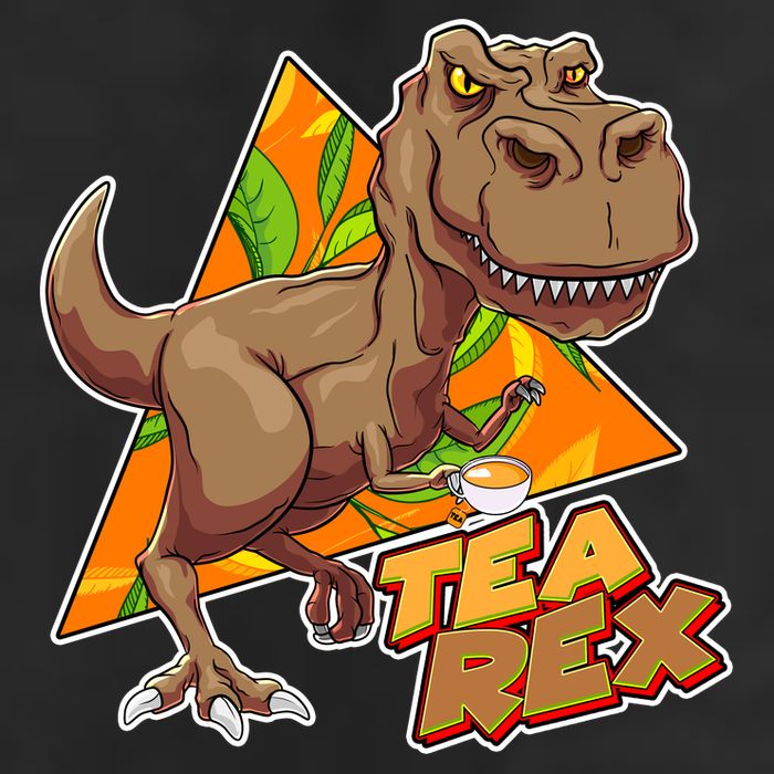 Funny Tea Rex Dinosaur Tea Lover Adult Drive Performance Visor
