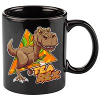 Funny Tea Rex Dinosaur Tea Lover 11oz C Handle Ceramic Mug