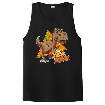 Funny Tea Rex Dinosaur Tea Lover PosiCharge Competitor Tank