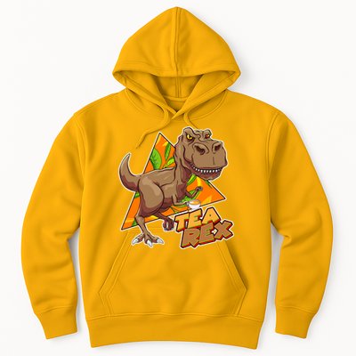 Funny Tea Rex Dinosaur Tea Lover Hoodie