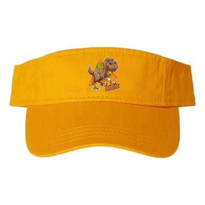 Funny Tea Rex Dinosaur Tea Lover Valucap Bio-Washed Visor