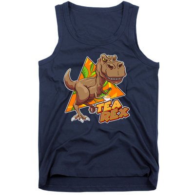 Funny Tea Rex Dinosaur Tea Lover Tank Top