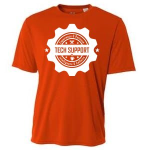 Funny Tech Support  Cooling Performance Crew T-Shirt