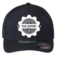 Funny Tech Support  Flexfit Unipanel Trucker Cap
