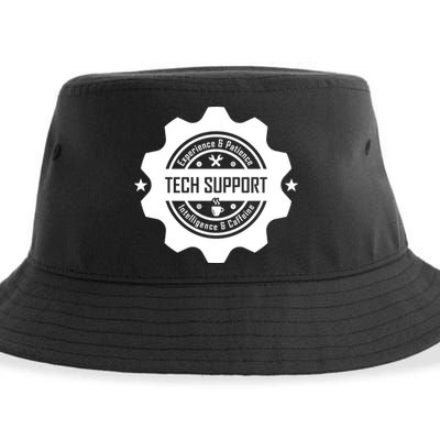 Funny Tech Support  Sustainable Bucket Hat