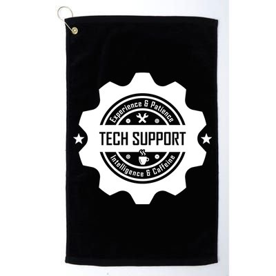 Funny Tech Support  Platinum Collection Golf Towel