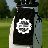 Funny Tech Support  Golf Towel