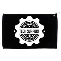 Funny Tech Support  Grommeted Golf Towel