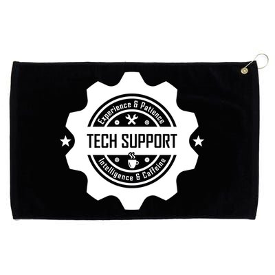 Funny Tech Support  Grommeted Golf Towel