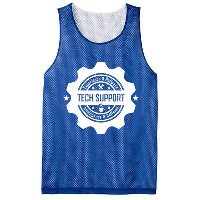 Funny Tech Support  Mesh Reversible Basketball Jersey Tank