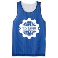 Funny Tech Support  Mesh Reversible Basketball Jersey Tank
