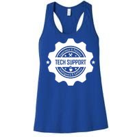 Funny Tech Support  Women's Racerback Tank