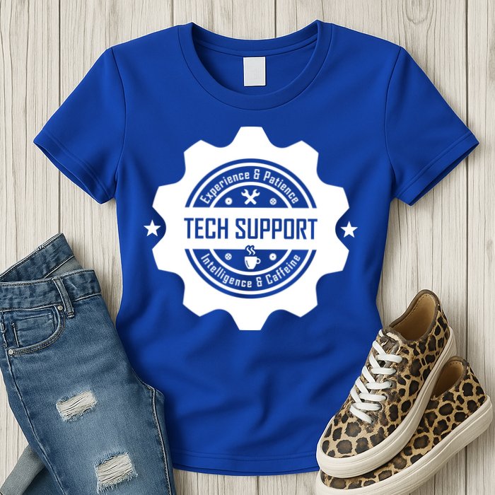 Funny Tech Support  Womens T-Shirt