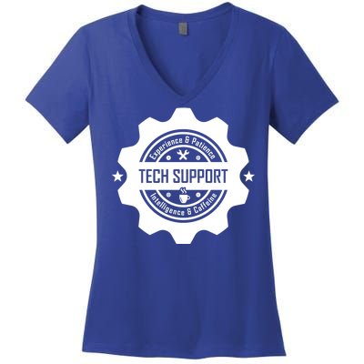 Funny Tech Support  Women's V-Neck T-Shirt