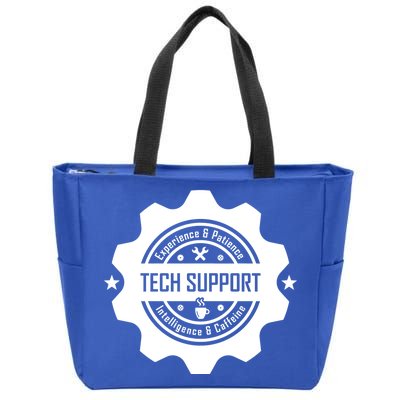 Funny Tech Support  Zip Tote Bag