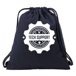 Funny Tech Support  Drawstring Bag