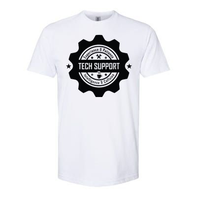 Funny Tech Support  Softstyle® CVC T-Shirt