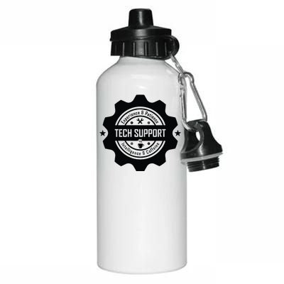 Funny Tech Support  Aluminum Water Bottle