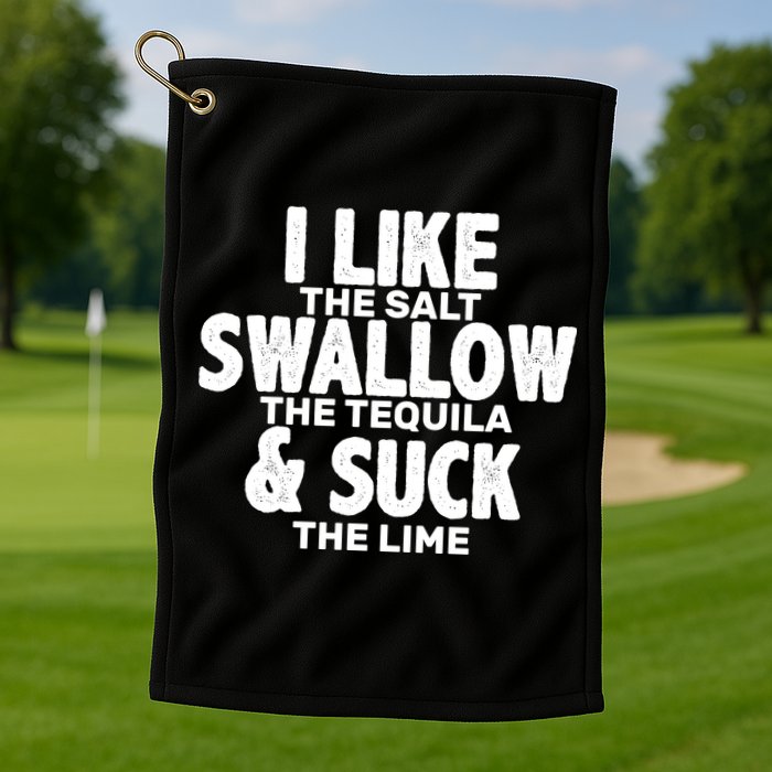 Funny Tequila Shots  Golf Towel