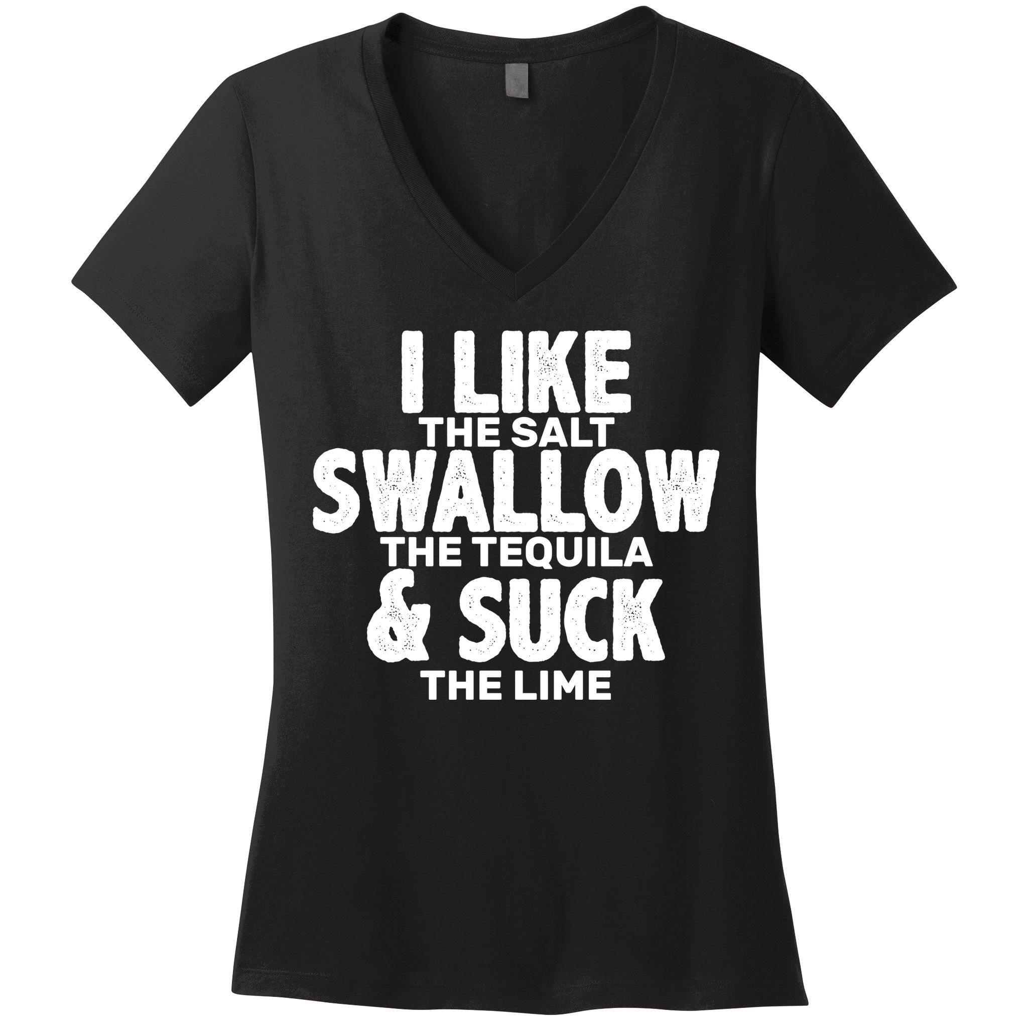 Funny Tequila Shots  Women's V-Neck T-Shirt