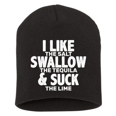 Funny Tequila Shots  Short Acrylic Beanie